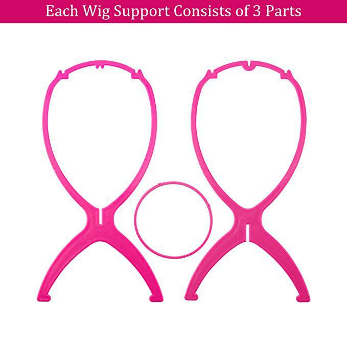 Wig Stand - Wig Holder (Pink)