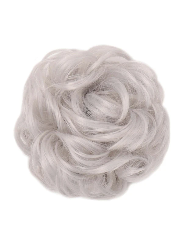 Natural Curly Synthetic Hair Updo Bun