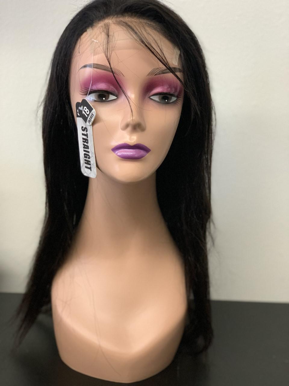 Human Hair 18" 4*4 Lace Wig Straight