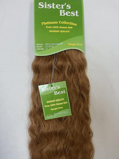 Sister's Best Wet & Wavy 18 Inch Human Braiding Hair - Platinum Collection