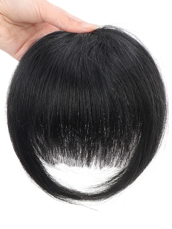 Clip In Front Synthetic Hair Bangs With Sideburns