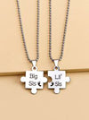 2pcs Stainless Steel Puzzle Necklace - KYUKCHIC 