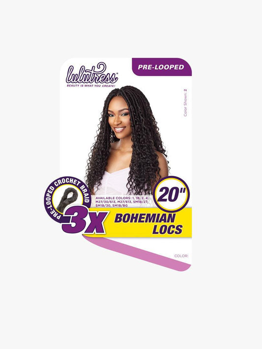 Sensationnel Lulutress Synthetic Braids - 3X Bohemian Locs 20"