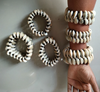 .African Cowrie Shell Double Stacked Bracelet - 1 Piece