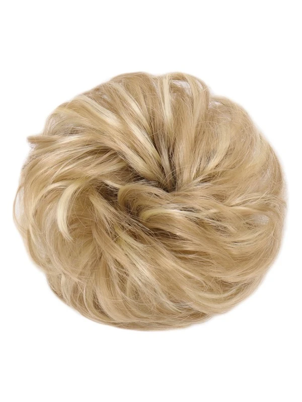 Natural Curly Synthetic Hair Updo Bun