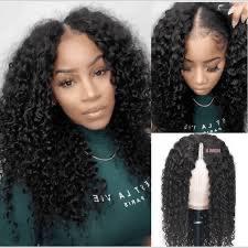 V Part Breathe Wig - Tulip 18" Premium 100% Human Lace Bohemian Curl