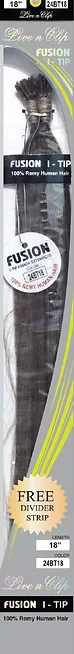 Fusion I-Tips 100% Virgin Remy Human Hair 18 Inches
