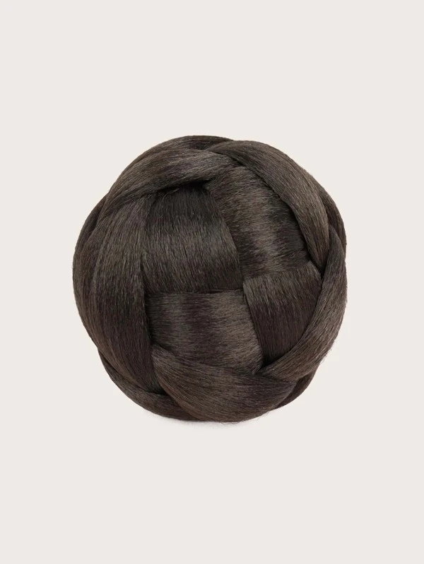 Short Synthetic Hair Bun With Elastic Drawstring