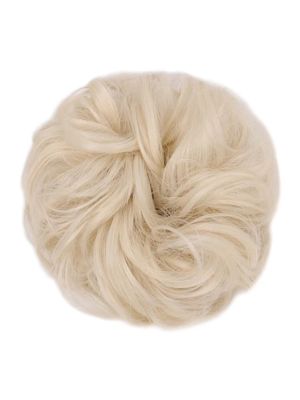 Natural Curly Synthetic Hair Updo Bun