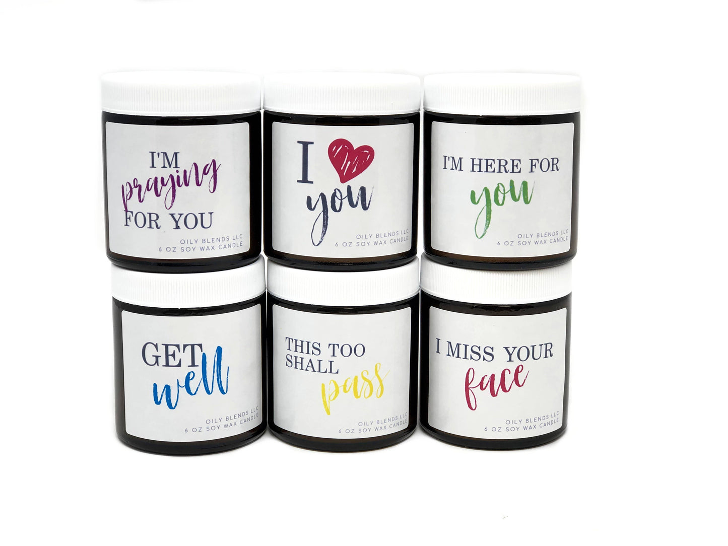 Message Candles - 25 Hour Burn Time Soy Wax Candles - KYUKCHIC