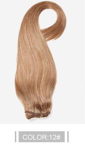 Ustar Clip In Straight 100% Human Hair Quality Hair Extensions