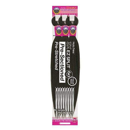 Janet Collection Pre-Sectioned Nala Tress Crochet Briad - 3X EZ Split Pre-Stretched 60"