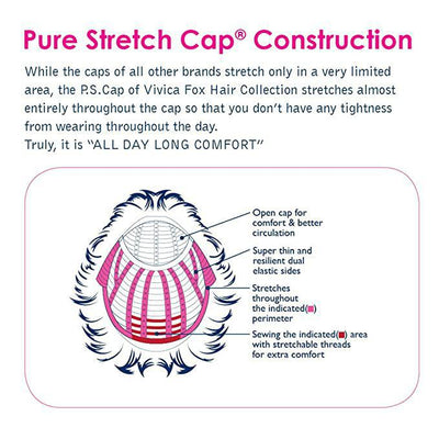 Vivica A Fox Maya Synthetic Fiber Pure Stretch Cap Wig