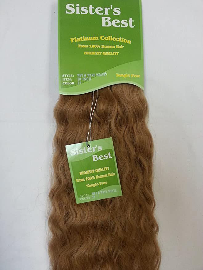Sister's Best Wet & Wavy 18 Inch Human Braiding Hair - Platinum Collection