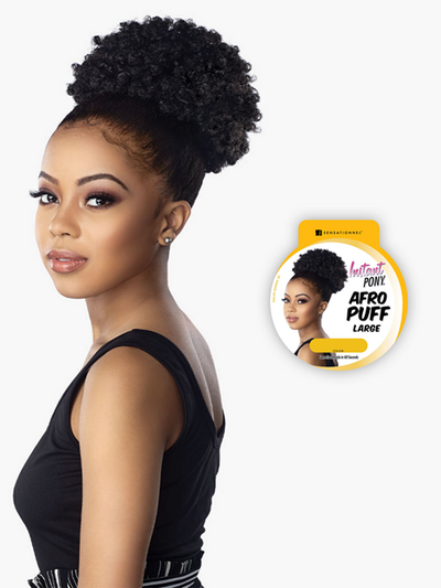 Sensationnel Synthetic Instant Pony AFRO PUFF LARGE