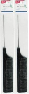 EDEN BLACK METAL PIN TAIL COMB #20112 (1 comb)