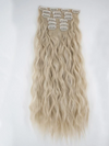 Clip In Long Curly Synthetic Hairpiece