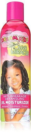 African Pride Dream Kids Olive Miracle Anti-Breakage Detangling Oil Moisturizer  8 Oz