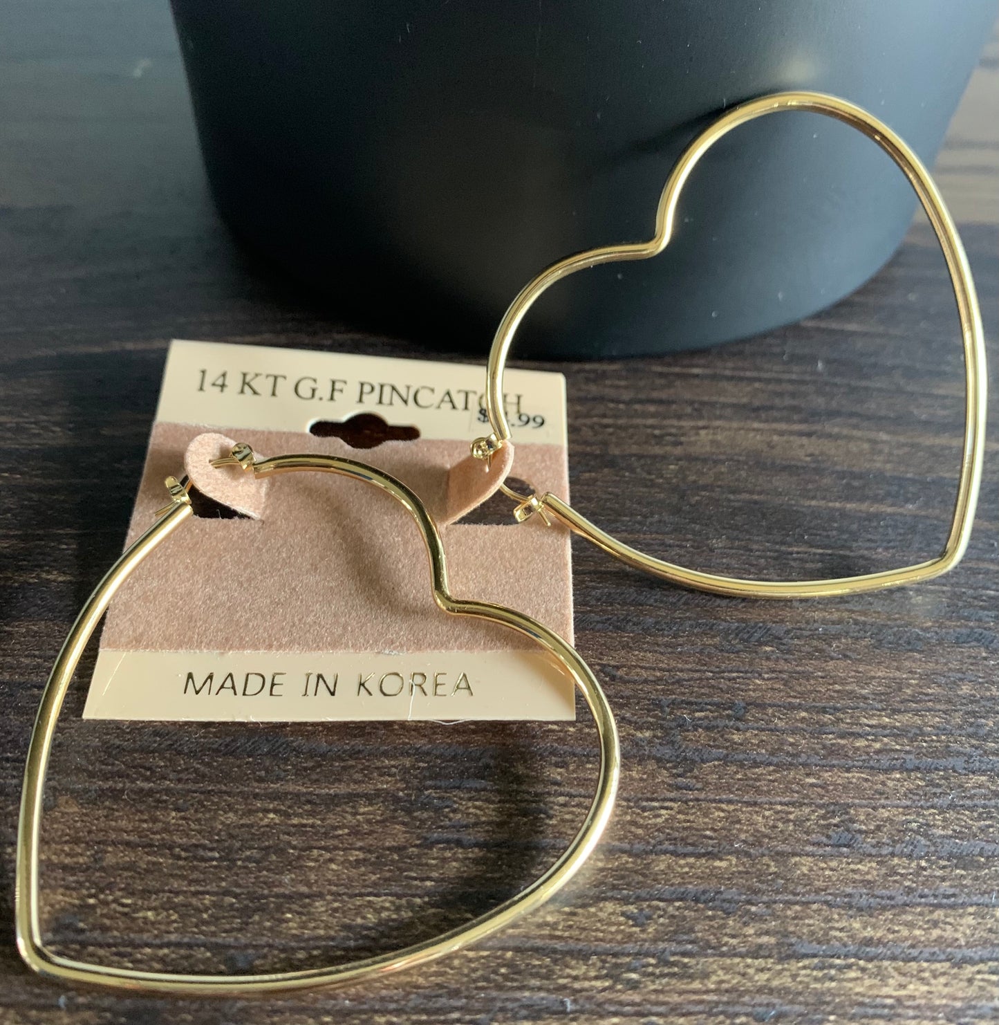 Heart Hoop Earrings - KYUKCHIC 