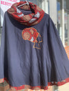 Poncho African/Kenyan print - Assorted Colors