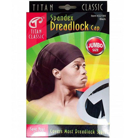 Titan Dreadlock Cap Black 22144