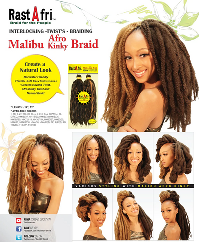 RAST A FRI MALIBU AFRO KINKY