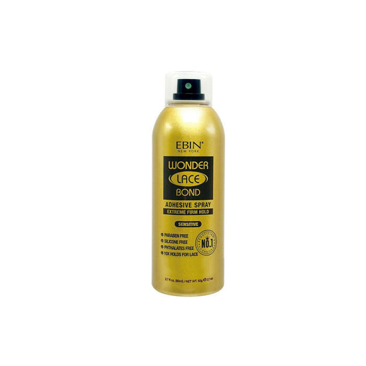 Ebin New York Wonder Lace Bond Adhesive Spray Extreme Firm Hold 2.7oz - Sensitive
