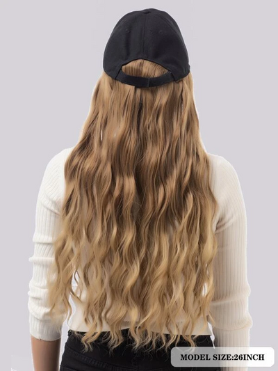 Long Curly Synthetic Wig With Cap