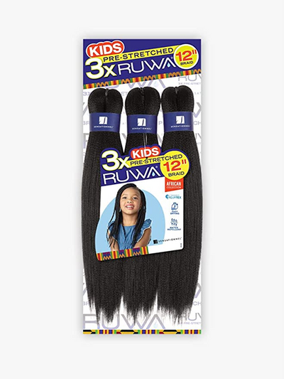 3X RUWA Kids X-Pressions Braiding Hair 12"
