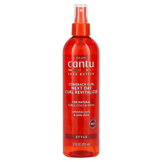Cantu Shea Butter, Comeback Curl Next Day Curl Revitalizer, 12 fl oz