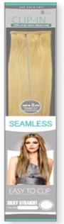 Eve Hair 100% VIRGIN REMY 8PCS SEAMLESS CLIP-IN SILKY STRAIGHT - KYUKCHIC 