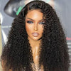 Jerry Curly Wig Lace Wigs 150% Density Natural Hair Line Glueless Human Hair Wigs