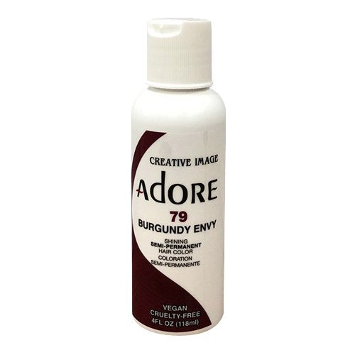 Adore SemiPermanent Hair Color 79 burgundy envy 4 oz KYUKCHIC