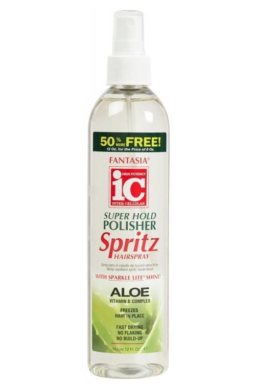 Fantasia IC Super Hold Polisher Spritz Hairspray 12oz