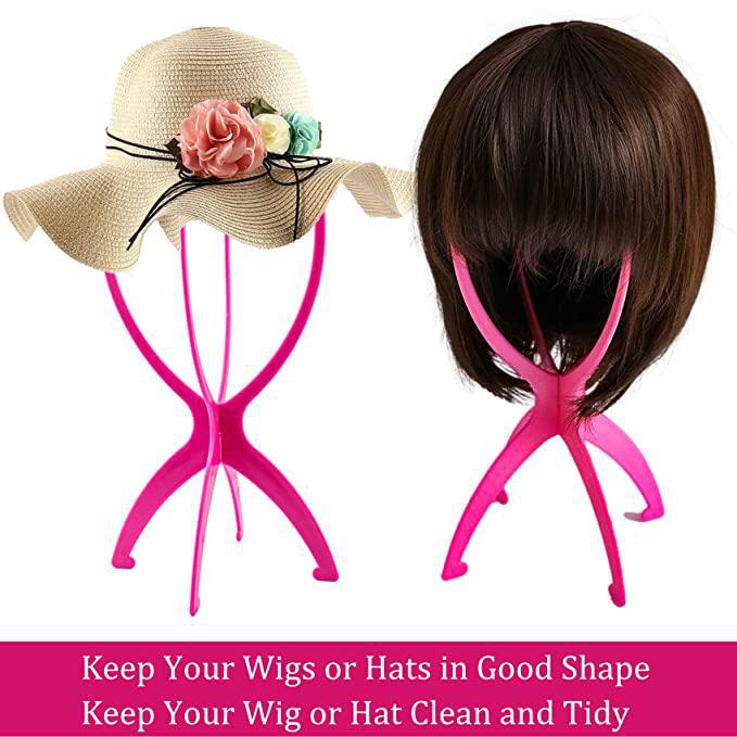 Wig Stand - Wig Holder (Pink) - KYUKCHIC