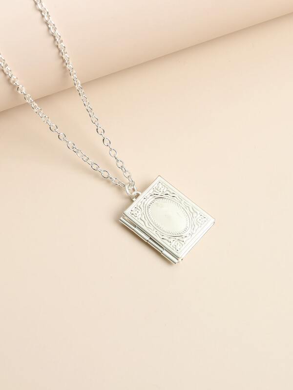 Book Charm Necklace - KYUKCHIC 