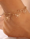  Butterfly Charm Anklet - KYUKCHIC 