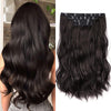 Women Hair Extensions Clip IN Set Synthetic Thick Wavy 20"