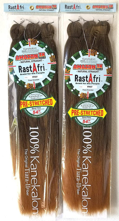 RastAfri Amazon 3X Braid 54" Pre-stretched - KYUKCHIC 