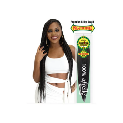 Rastafri Freed’m-Silky-Braid Pre-stretched- One pack - KYUKCHIC