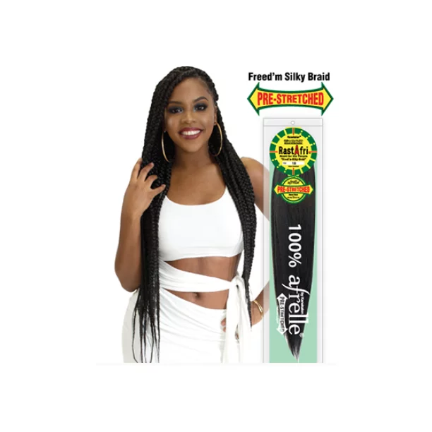 Rastafri Freed’m-Silky-Braid Pre-stretched- One pack - KYUKCHIC 
