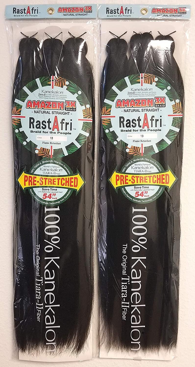 RastAfri Amazon 3X Braid 54" Pre-stretched - KYUKCHIC 