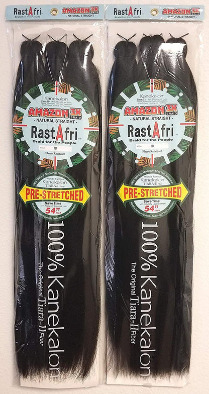 RastAfri Amazon 3X Braid 54" Pre-stretched - KYUKCHIC 