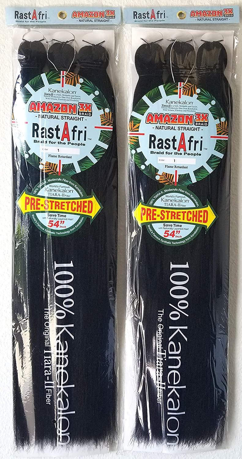 RastAfri Amazon 3X Braid 54" Pre-stretched - KYUKCHIC 