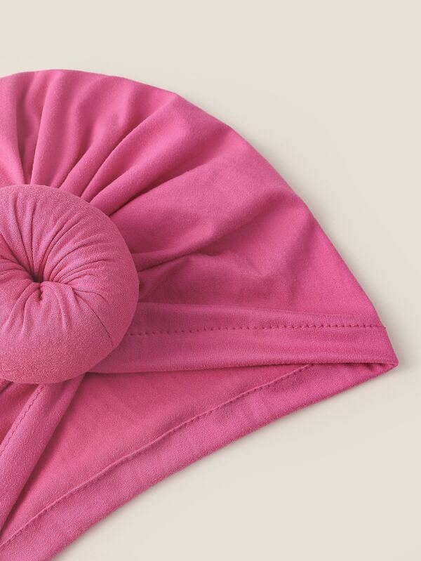 Round Decor Turban Hat - KYUKCHIC 