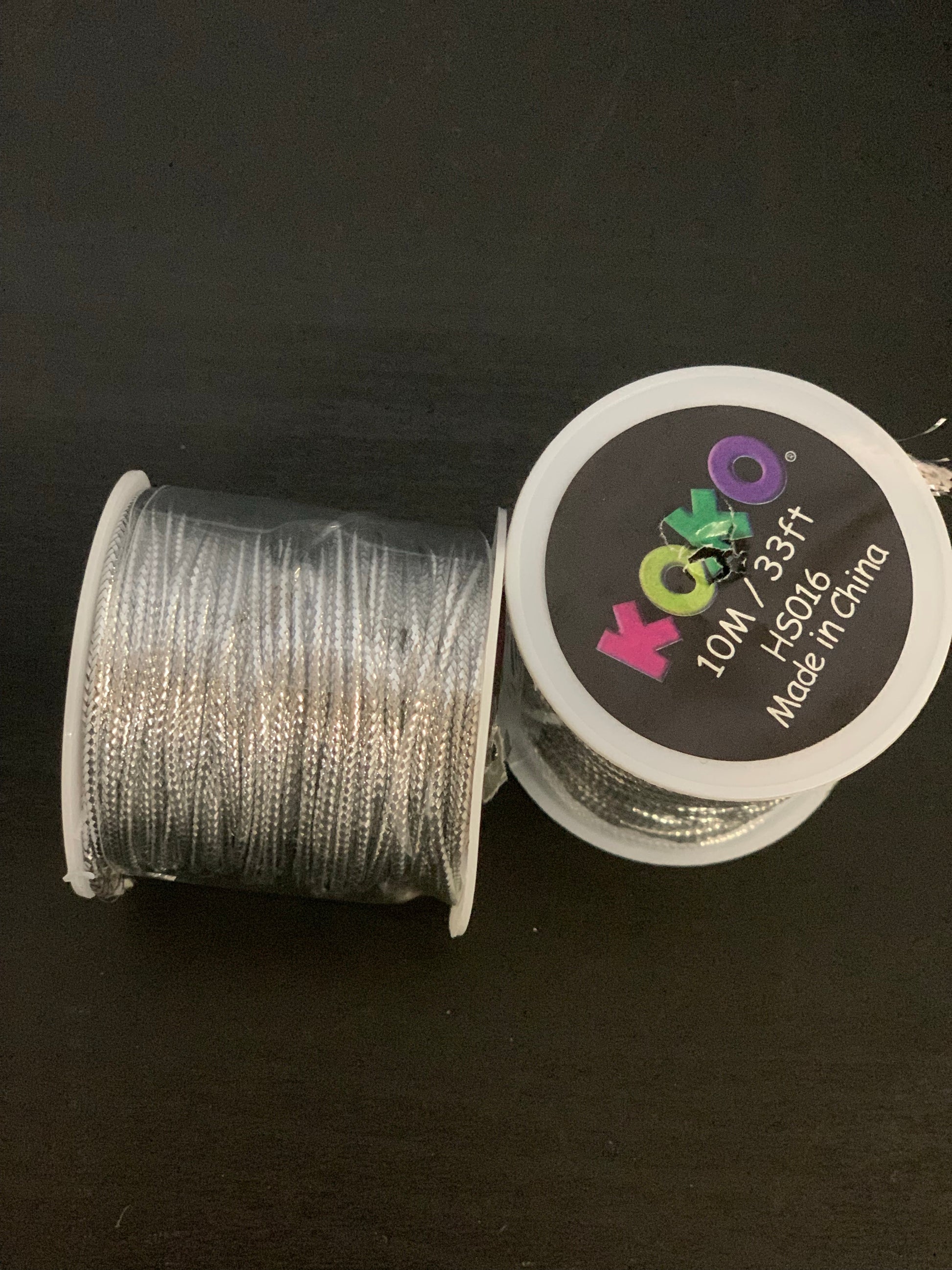 KOKO SILVER  HAIR WEAVING THREAD W/B - KYUKCHIC 